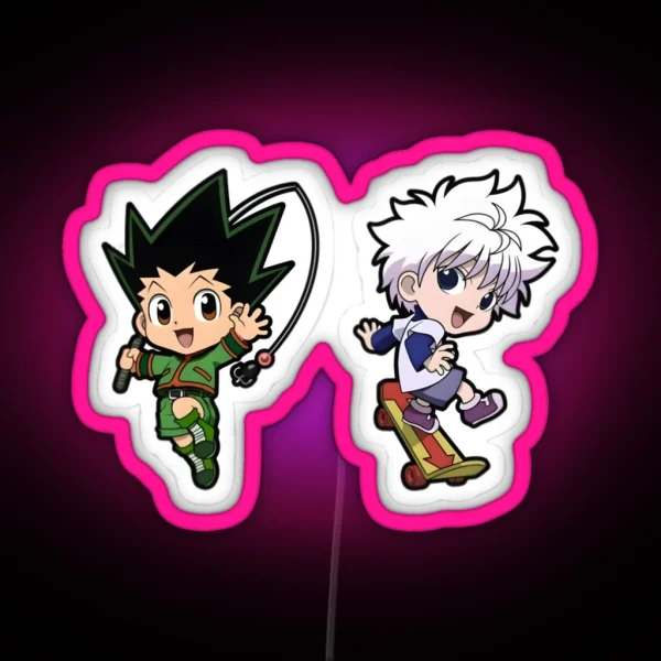 Chibi Hunters RGB Neon Sign