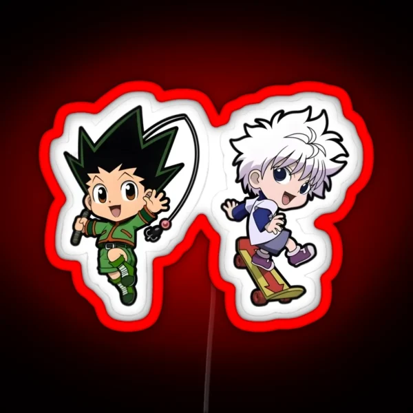 Chibi Hunters RGB Neon Sign