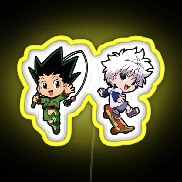 Chibi Hunters RGB Neon Sign