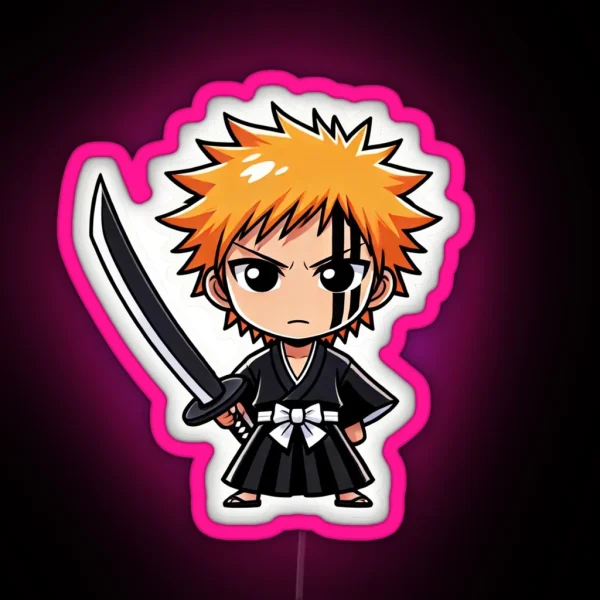 Chibi Ichigo Led RGB Neon Sign