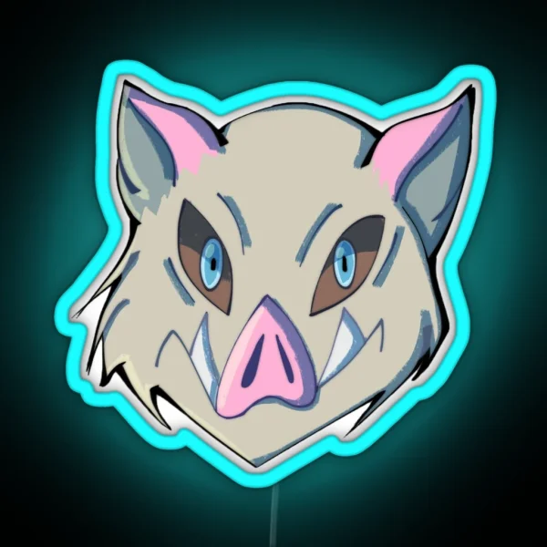 Chibi Inosuke RGB Neon Sign