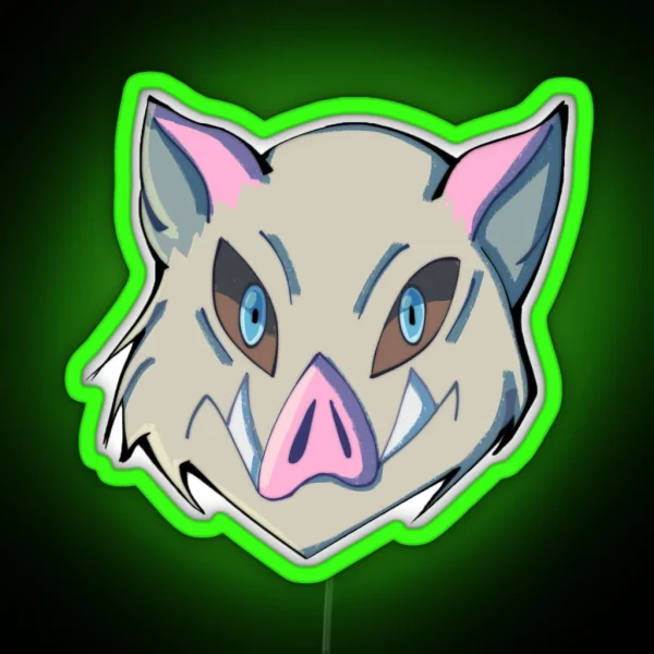 Chibi Inosuke RGB Neon Sign