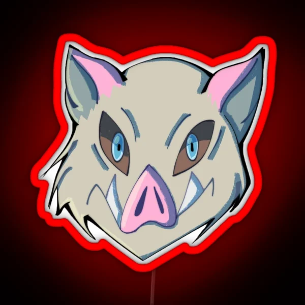 Chibi Inosuke RGB Neon Sign