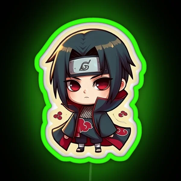 Chibi Itachi RGB Neon Sign