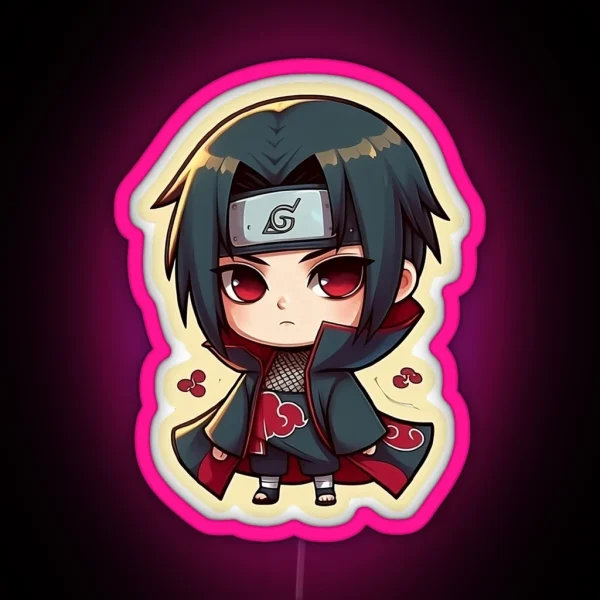 Chibi Itachi RGB Neon Sign