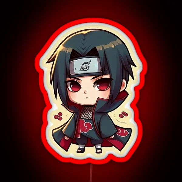 Chibi Itachi RGB Neon Sign