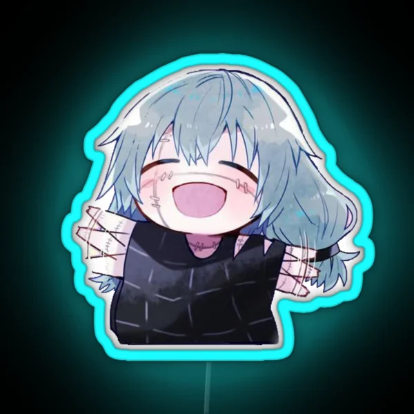 Chibi Jjk Mahito RGB Neon Sign