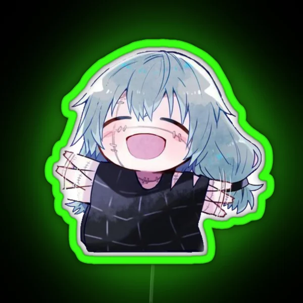 Chibi Jjk Mahito RGB Neon Sign