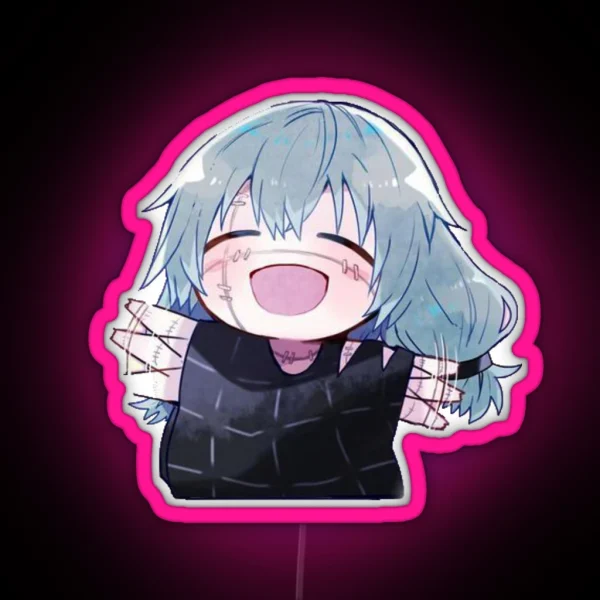 Chibi Jjk Mahito RGB Neon Sign