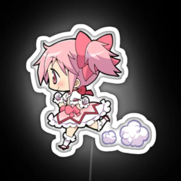 Chibi Madoka Puella Magi Madoka Magica RGB Neon Sign