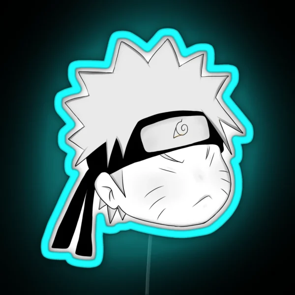 Chibi Naruto RGB Neon Sign