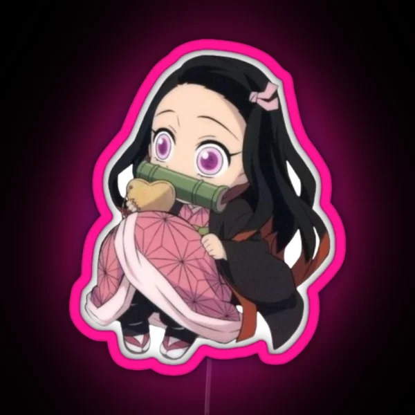 Chibi Nezuko RGB Neon Sign