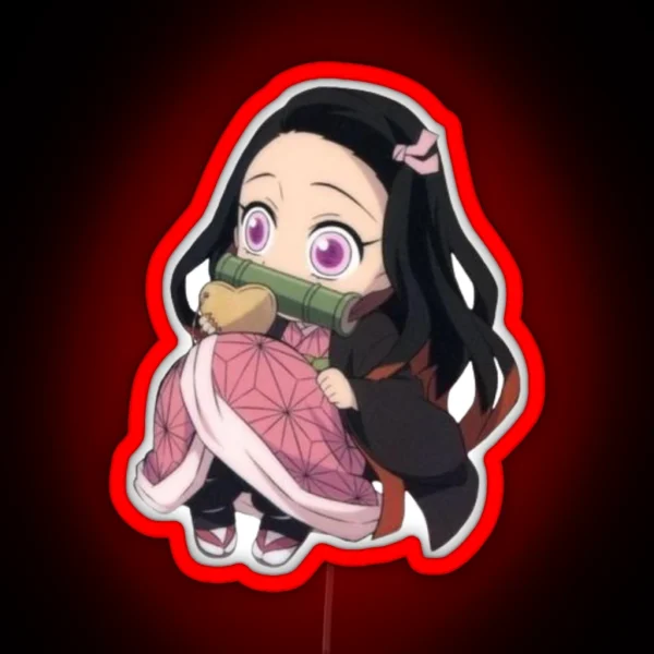Chibi Nezuko RGB Neon Sign