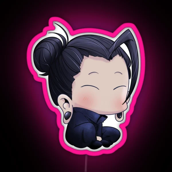 Chibi Purring RGB Neon Sign