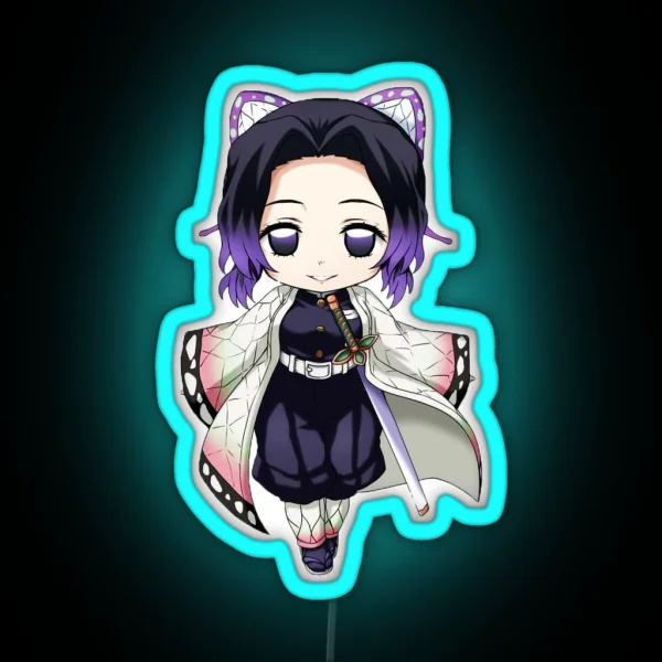 Chibi Shinobu RGB Neon Sign