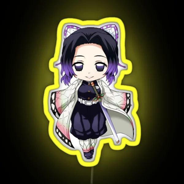 Chibi Shinobu RGB Neon Sign