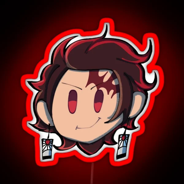 Chibi Tanjiro Kamado RGB Neon Sign