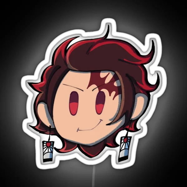 Chibi Tanjiro Kamado RGB Neon Sign