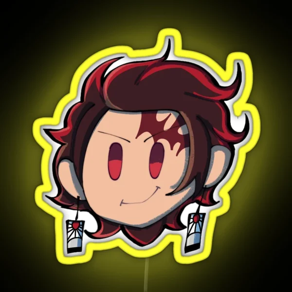 Chibi Tanjiro Kamado RGB Neon Sign