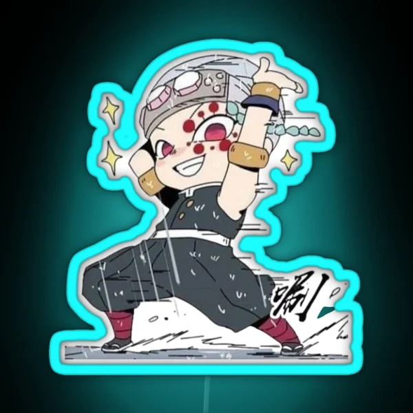 Chibi Uzui RGB Neon Sign
