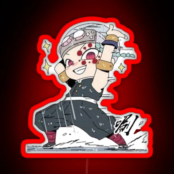 Chibi Uzui RGB Neon Sign