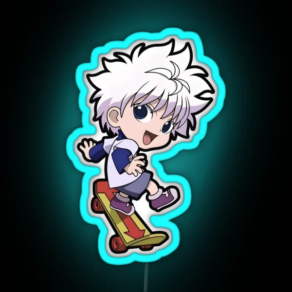 Chibi Young Hunter RGB Neon Sign