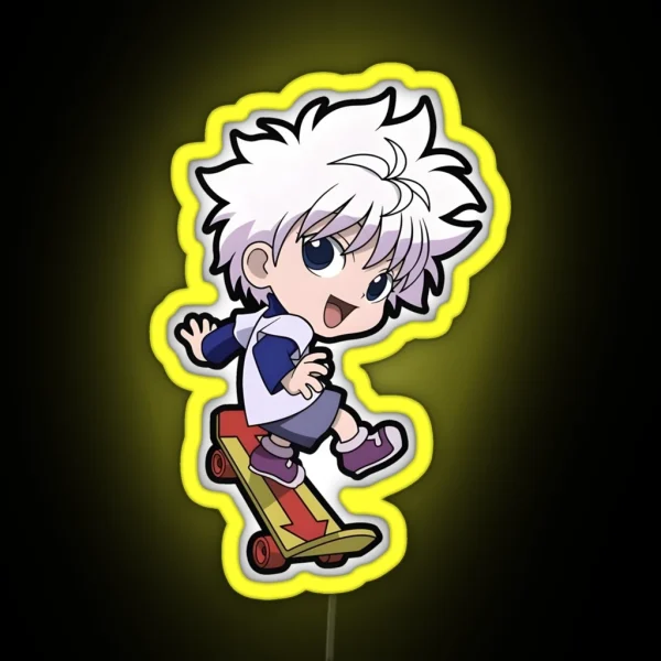 Chibi Young Hunter RGB Neon Sign