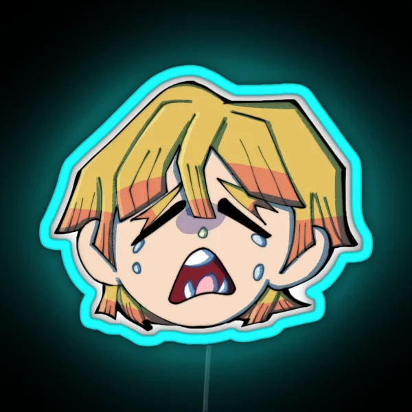 Chibi Zenitsu RGB Neon Sign