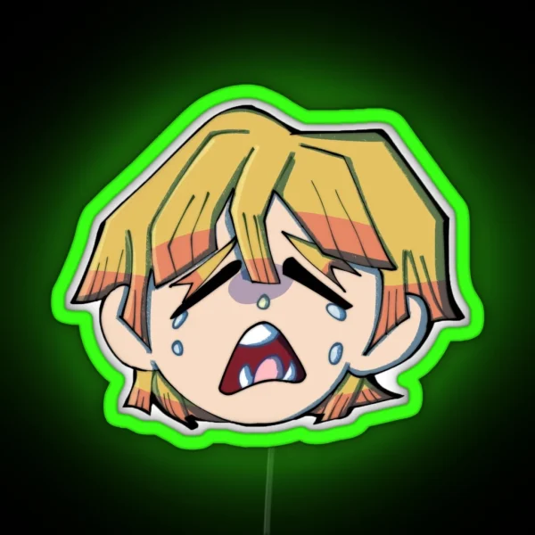 Chibi Zenitsu RGB Neon Sign