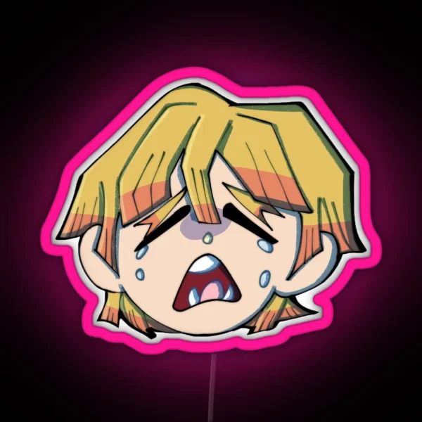 Chibi Zenitsu RGB Neon Sign