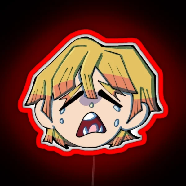Chibi Zenitsu RGB Neon Sign