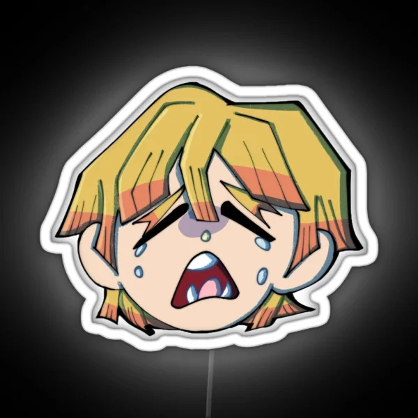 Chibi Zenitsu RGB Neon Sign