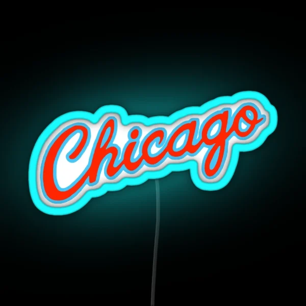 Chicago City Edition RGB Neon Sign