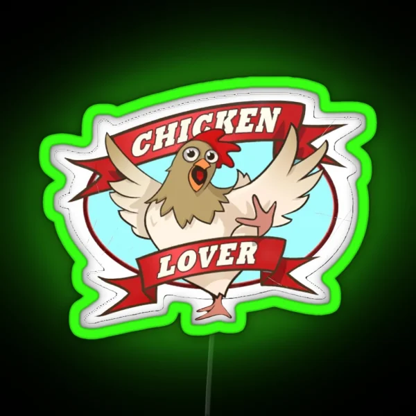 Chicken Lover Cpunter Strike Led RGB Neon Sign
