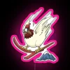 Chicken On Ski Flying Downhill RGB Neon Sign - Image 6