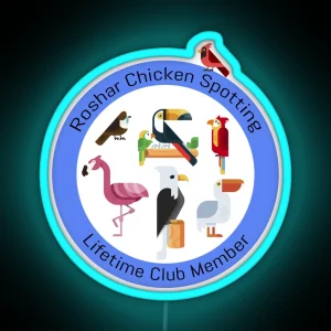 Chicken Spotting RGB Neon Sign