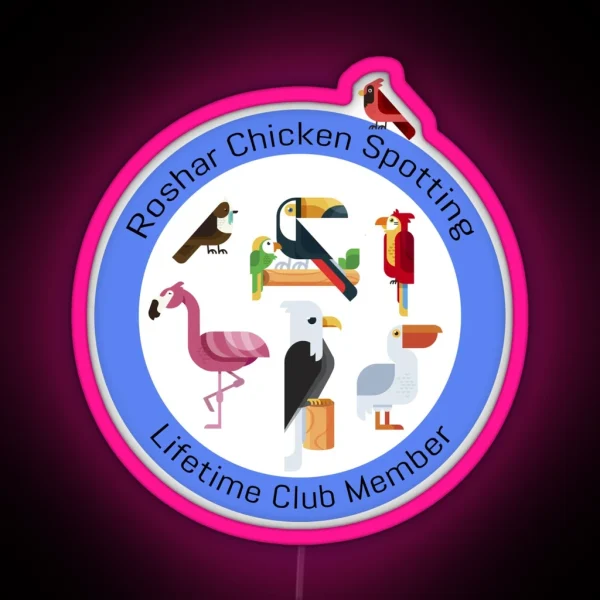Chicken Spotting RGB Neon Sign
