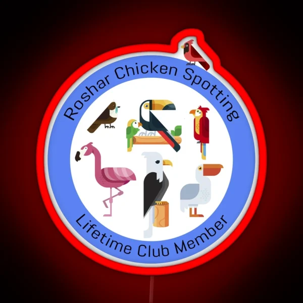 Chicken Spotting RGB Neon Sign