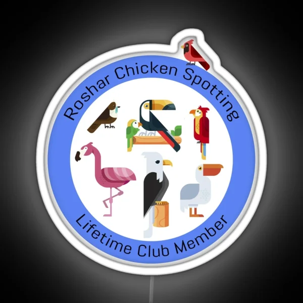 Chicken Spotting RGB Neon Sign