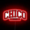 Chico State College Font Curved RGB Neon Sign