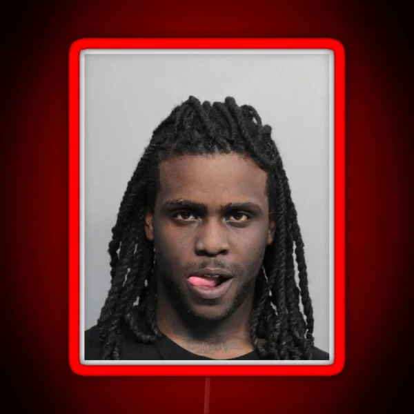 Chief Keef Mugshot RGB Neon Sign