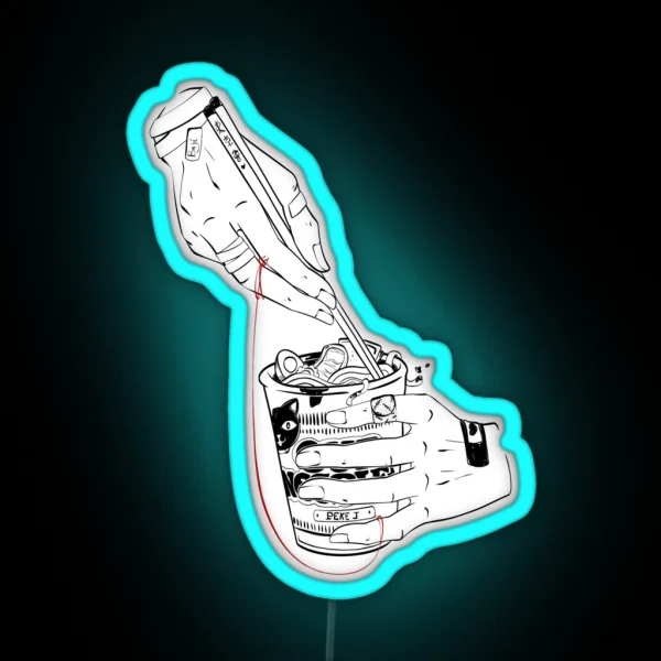 Chifuyu Hands RGB Neon Sign