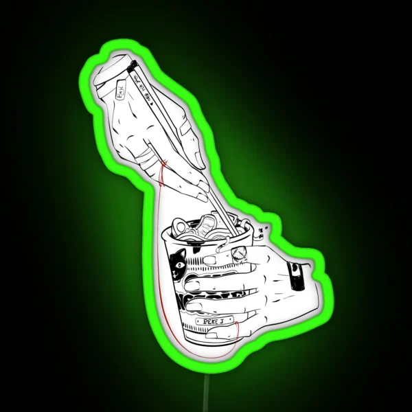 Chifuyu Hands RGB Neon Sign