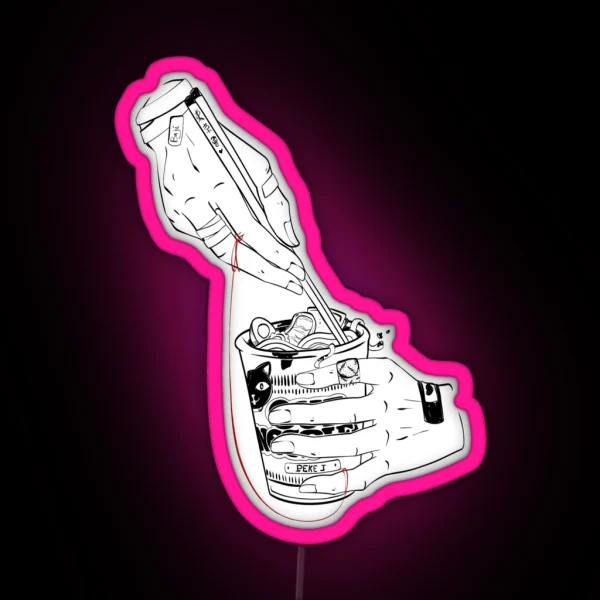 Chifuyu Hands RGB Neon Sign