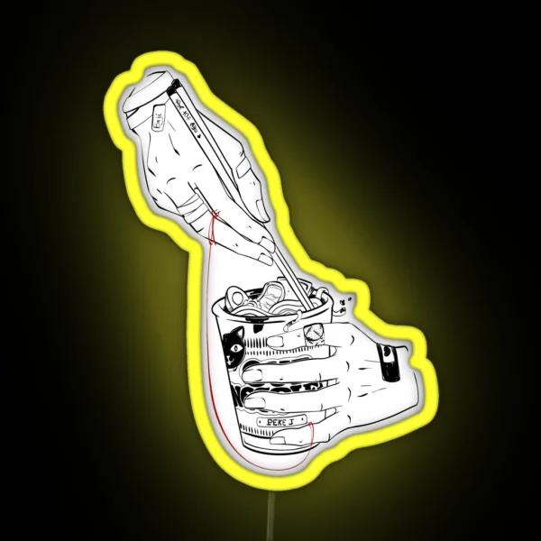 Chifuyu Hands RGB Neon Sign