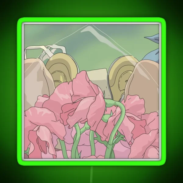 Chihiro Flowers RGB Neon Sign