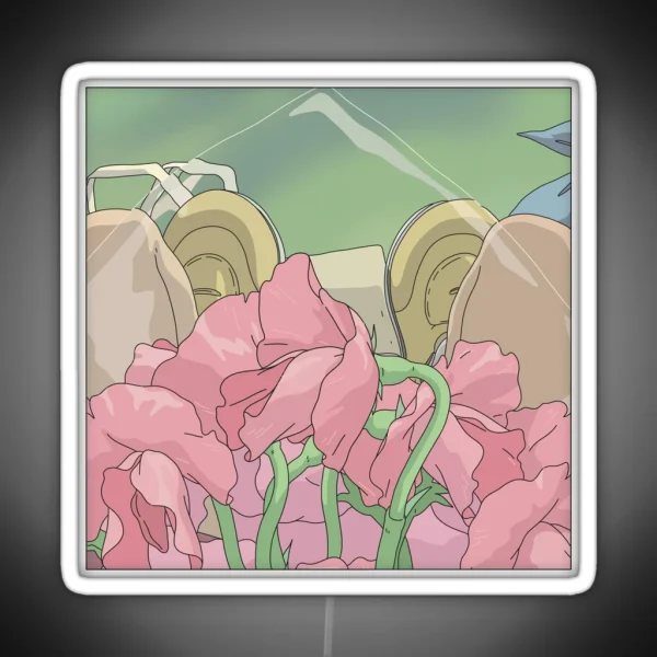 Chihiro Flowers RGB Neon Sign