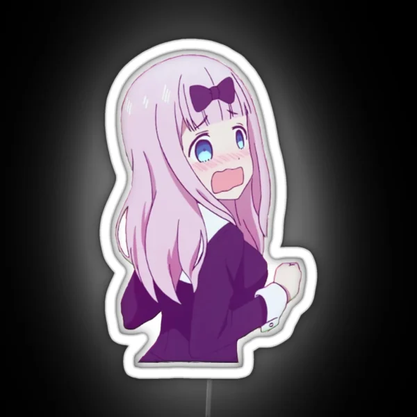 Chika Embarrassed Design RGB Neon Sign