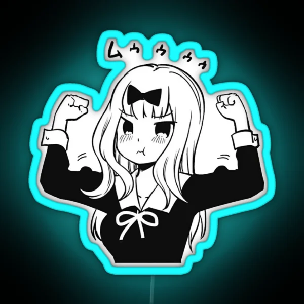 Chika Fujiwara Buff Design V2 RGB Neon Sign