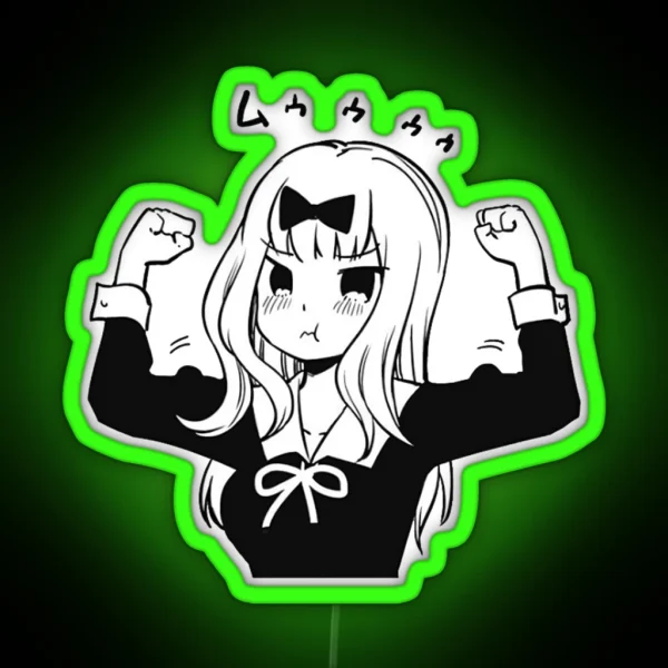 Chika Fujiwara Buff Design V2 RGB Neon Sign
